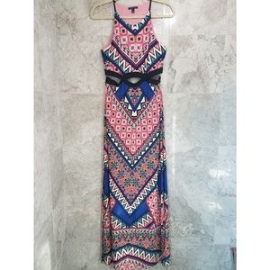 MoaMoa Juniors Cut-Out Dress